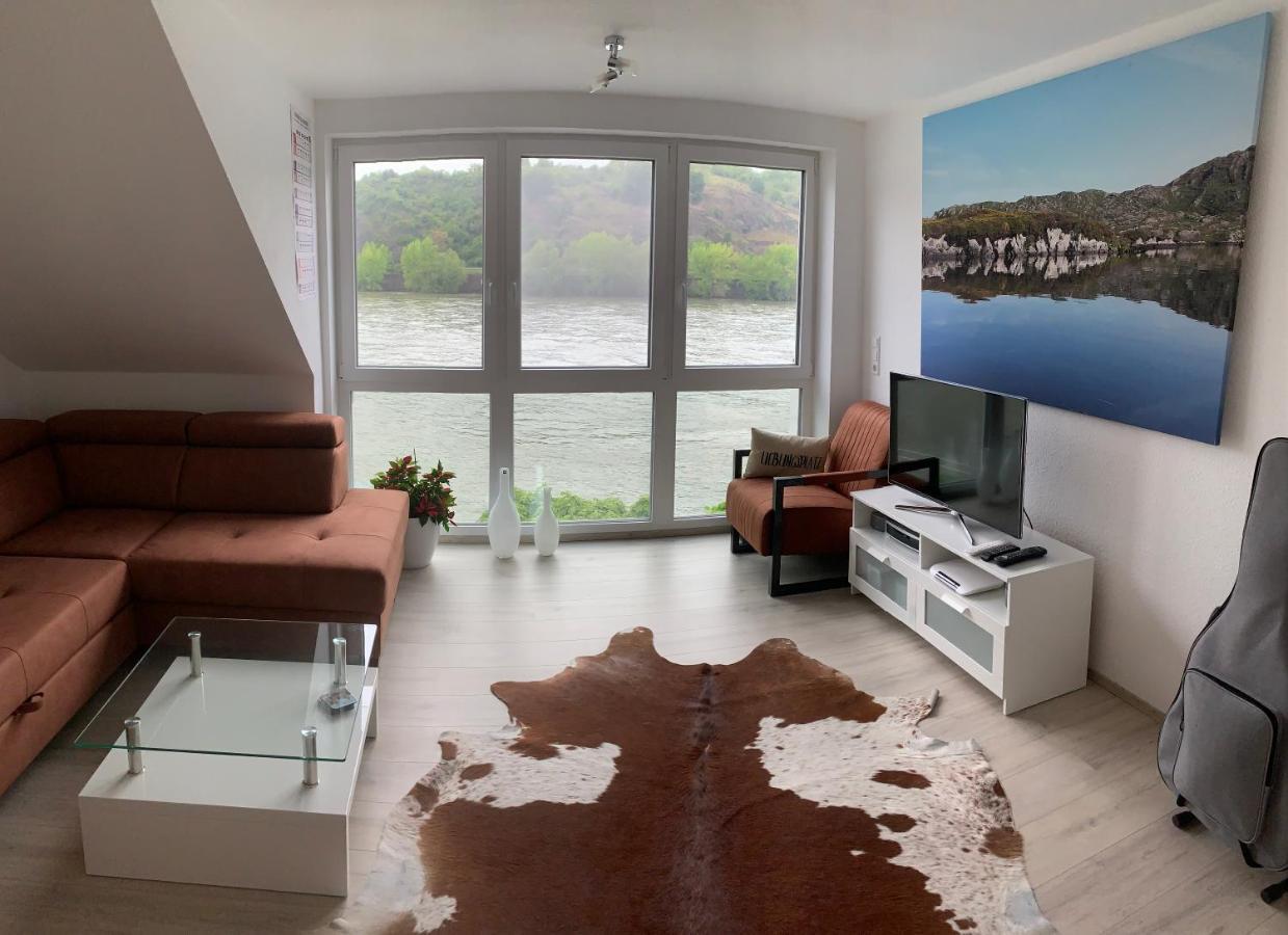 Grosse Wohnung Mit Rheinblick Boppard Exterior foto